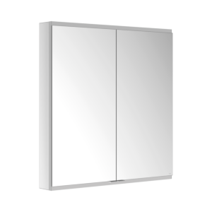 Keuco Royal Modular 2. 1930 miroir 800201091000300 900 x 900 x 120 mm, 2000 douille, 2000 point double chargeur USB, l&#39; extension de la paroi, deux portes