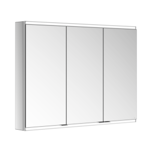 Keuco Royal Modular 2.0 Spiegelschrank 800321100000300 1000 x 700 x 120 mm, 1 Steckdose, 1 Doppel-USB-Ladestelle, Wandvorbau, 3-türig, DALI