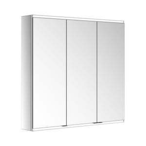 Keuco Royal Modular 2.0 Spiegelschrank 800311101100300 1000 x 900 x 160 mm, 1 Steckdose, 1 Doppel-USB-Ladestelle, Wandvorbau, 3-türig