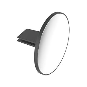 Miroir cosmétique Keuco Royal Modular 2.0 800900000000200 , grossissement x3, Ø 149 mm, non éclairé, à poser ou à fixer, anthracite