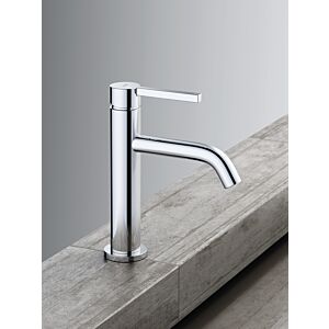 Kludi Nova Fonte Waschtischarmatur 202880515 mit Push-Open Ablaufgarnitur, chrom