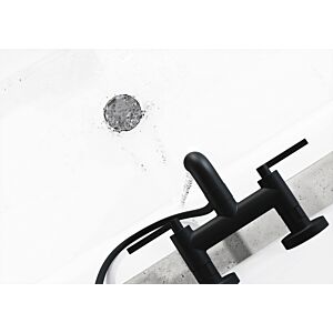 Kludi Nova Fonte bath and shower mixer 205403915 Wall mounting, bath / shower conversion, matt black