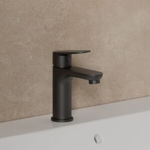 Kludi X1 100 washbasin mixer 322823975 without waste set, matt black