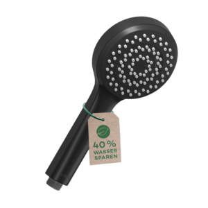 Kludi Dive S 1S douchette à main 6881039-00 1 type de jet, pomme de douche, noir mat