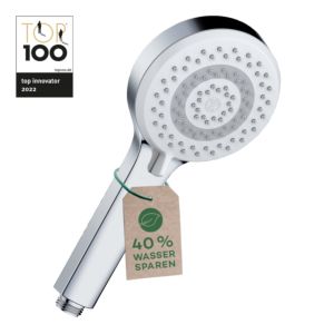 Kludi Dive S 3S hand shower 6883005-00, 3 jet types, chrome