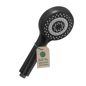 Douchette à main Kludi 6883039-00 3 jets, noir mat