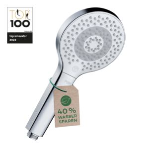 Kludi Dive X 3S hand shower 6983005-00 3 jet types, chrome