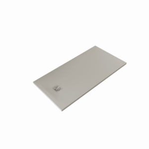 Kludi TERRA shower tray 08DW01O2 70 x 140 x 3 cm, drain cover included, Matt Light Dove