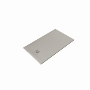 Kludi TERRA shower tray 08DW02O2 70 x 120 x 3 cm, drain cover included, Matt Light Dove