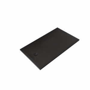 Kludi TERRA shower tray 08DW0639 80 x 140 x 3 cm, drain cover included, matt black