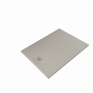 Kludi TERRA shower tray 08DW16O2 100 x 140 x 3 cm, drain cover included, Matt Light Dove