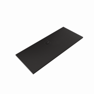 Kludi TERRA shower tray 08DW1939 70 x 170 x 3 cm, drain cover included, matt black