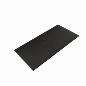 Kludi TERRA shower tray 08DW2039 80 x 170 x 3 cm, drain cover included, matt black