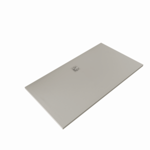 Kludi TERRA shower tray 09DW22O2 90 x 170 x 3 cm, drain cover included, Matt Light Dove