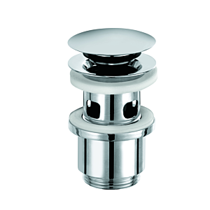 Kludi Waschtisch-Ablaufventil 1042405-00 G 1 1/4, für Waschtisch mit Überlauf, verschließbar, chrom