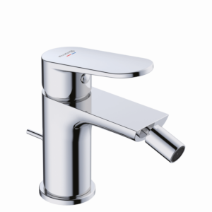 Robinet de bidet Kludi X1 322160575 avec raccord de vidange, chromé