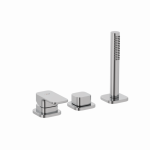 Mitigeur bain-douche Kludi RENON 424470575 sans bec bain, chromé