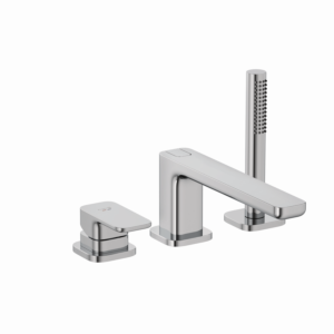 Mélangeur bain-douche 3 trous Kludi RENON 424480575 avec alimentation chromé