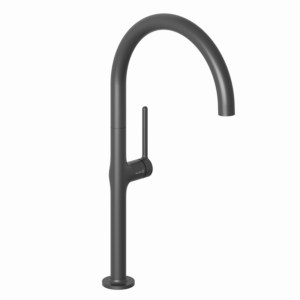 Kludi REEF Küchenarmatur 508036675 seitliche Bedienung, Tiefmattschwarz