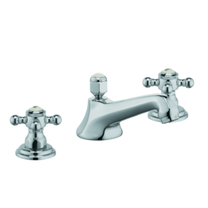 Kludi Adlon Waschtisch 3 Loch Armatur 510460520 chrom, mit Ablaufgarnitur