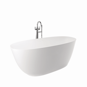 Kludi RESA O Badewanne 51BF0253 Oval, 170 x 75 x 58 cm, Ablauf enthalten Mattweiß