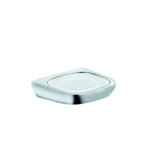 Kludi Amba Seifenhalter mit Seifenschale 5398505 chrom, Schale Porzellan