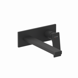 Kludi DECUS 2-hole wall-mounted mixer 542453975 240 mm, trim set matt black
