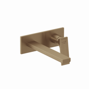 KLUDI-DECUS Fertigmontageset 54245N175 für Unterputz-Waschtisch-2-Loch-Wand-Einhebelmischer, brushed bronze