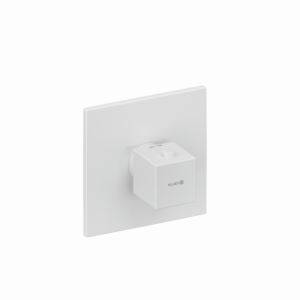 Kludi DECUS thermostat, trim set 547395375 concealed, with function unit matt white