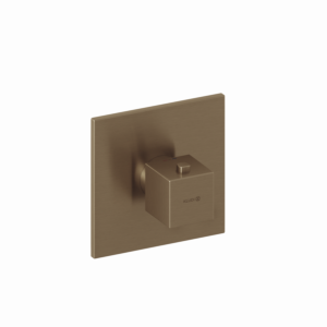 Kludi DECUS thermostat, trim set 54739N175 concealed, with function unit Brushed Bronze