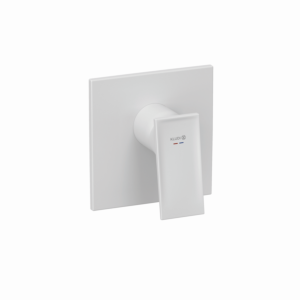 Kludi DECUS shower mixer concealed installation set 547555375 with functional unit matt white