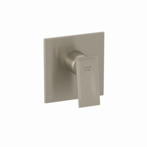 Kludi DECUS concealed shower mixer trim set 54755N575 with function unit Stainless Brushed Nickel