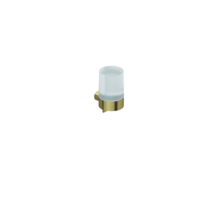 Kludi VELA R glass soap dispenser 58976N0 Brushed Gold