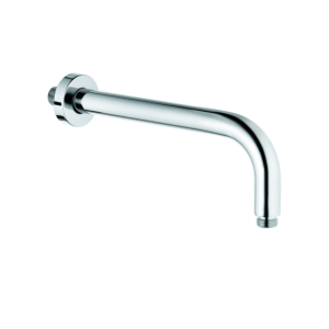 Kludi A shower arm 6651305-00 projection 250 mm, chrome, DN 15, with sliding rosette 55mm