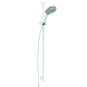 Kludi Freshline shower set 6794091-00 white / chrome, wall bar 900mm, glides, 3S hand shower