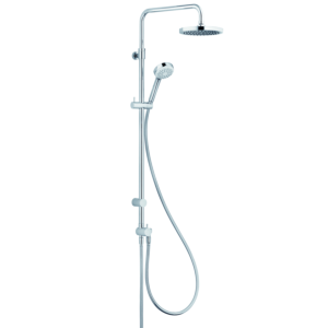 Kludi Logo système de douche double 6809305-00 chrome, avec douche de tête et douchette