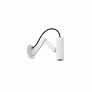 Kludi ASANA Tubeflex mini overhead shower 6921053-00 Adjustable wall mounting matt white