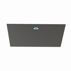 Douche de tête Kludi ASANA 6943039-00 44 x 44 cm, SummerRain/Ambience Light, noir mat