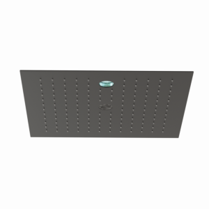 Kludi ASANA overhead shower 44x44, CleanJet 6944039-00 44x44 cm, CleanJet SummerRain/Ambience Light matt black