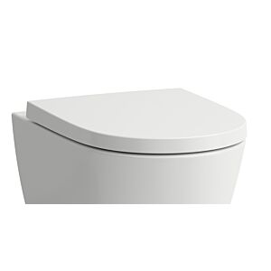 CARLDIX x LAUFEN toilet seat A91005000001 with soft-close mechanism, removable, white