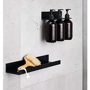 Plateau de rangement Laufen ASSIST H385AS14500001 400x100 mm, noir mat