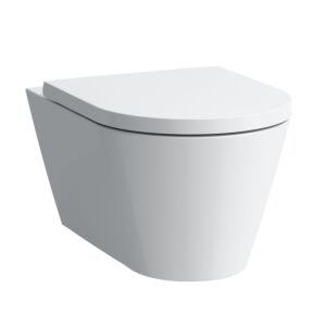 LAUFEN Pack Kartell WC mit WC Sitz H8663304000001 37x54cm, randlos, weiß mit LCC