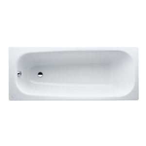 Laufen Pro Einbau-Badewanne 2239500000401 160 x 70 cm, Stahl, weiß, ohne Antislip