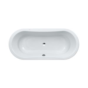LAUFEN match0 Thallium Oval baignoire 2250800000401 180 x 80 cm, sans anti-dérapant, blanc