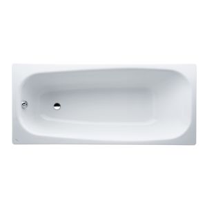 Laufen Pro Einbau-Badewanne 2259500000401 170 x 75 cm, Stahl, weiß, ohne Antislip