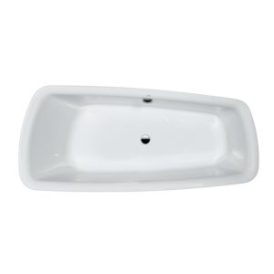Baignoire LAUFEN Palomba 2428010000001 180 x 80 cm, blanc, bord 20 mm