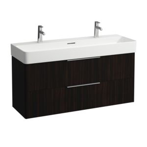 Laufen Base für VAL Waschtischunterschrank  H4024721102631, 118x53x39cm, 2 Ausz., Ulme dunkel