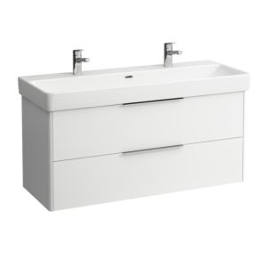 Laufen Waschtisch-Unterbau PRO S 116x44x53cm, 2 Schubladen, weiß glänzend