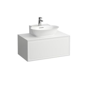 LAUFEN The new classic drawer unit / sideboard H4060130851701 77.5x34.5x45.5cm, 2000 drawer, for Cloakroom basin , matt white