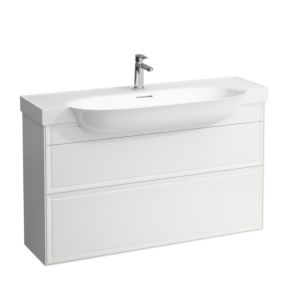 LAUFEN Le nouveau H4060520856271 classique H4060520856271 117,5x67,5x31,5cm, 2 tiroirs, gris signalisation